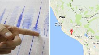 Un sismo de magnitud 6 sacudió Arequipa esta mañana
