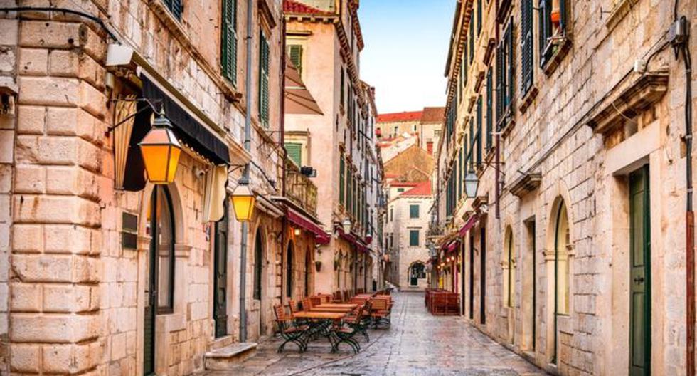 Normalmente llenas de turistas, hoy las calles de Dubrovnik están vacías. (Getty Images)