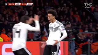 Alemania vs. Holanda: Leroy Sané colocó el 1-0 por las eliminatorias rumbo a la Euro 2020 | VIDEO