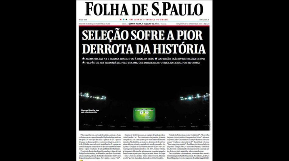 Así informó la prensa mundial sobre la debacle de Brasil - 1