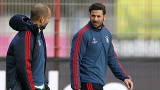 Guardiola encaró a Pizarro y Müller en práctica del Bayern