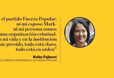 Keiko Fujimori: lo más importante de sus cuestionamientos a la fiscalía [FRASES]