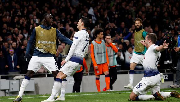 Tottenham venció 1-0 al Manchester City en Londres con gol del surcoreano Son. (Foto: AFP)