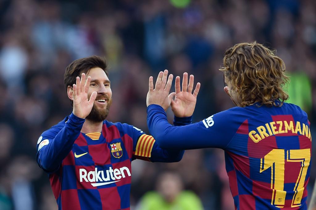 Messi y Griezmann liderarán el ataque del Barcelona en campo del Napoli. (Foto: AFP)