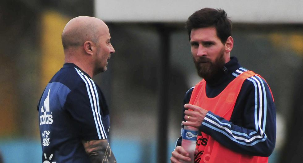 El entrenador Jorge Sampaoli habló del papel de Lionel Messi en la selección Argentina. (Foto: Getty Images)