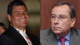 Correa reconoce que Riofrío pateó a una mujer pero se niega a retirarlo del Perú