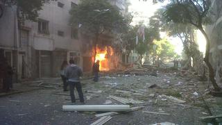FOTOS: explosión en edificio de Rosario deja un muerto y al menos 30 heridos