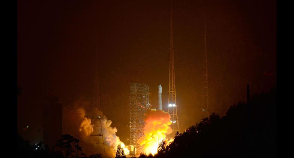 Lanzamiento de un cohete espacial chino. (Foto: Getty Images) | Referencial