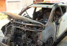 Extorsionadores queman auto de mujer en Pueblo Libre: “Es por una deuda de terceros” | VIDEO  