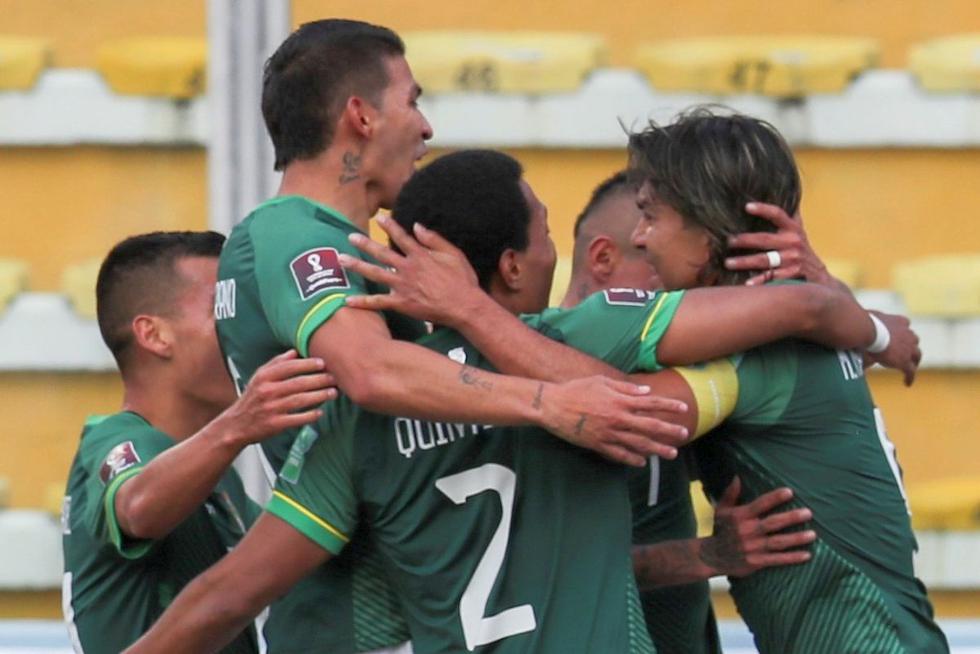 Bolivia goleó 3-0 a Uruguay en el estadio Hernando Siles de La Paz y llegó a los 15 puntos en las Eliminatorias Qatar 2022. (Foto: Conmebol)
