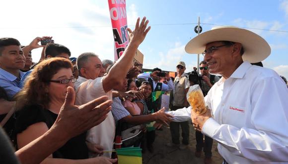 El presidente Martín Vizcarra aseguró que su Gobierno tiene como prioridad trabajar en conjunto con todas las autoridades. (Foto: Difusión)