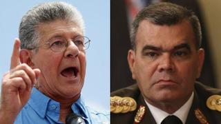 Venezuela: Ramos Allup llama "alcahuete" al ministro de Defensa