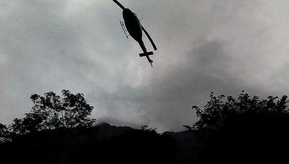 Intensifica búsqueda de helicóptero extraviado en la provincia limeña de Huarochirí. (Foto: Andina)