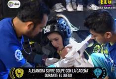 Esto es Guerra: Alejandra Baigorria sufrió terrible accidente durante competencia