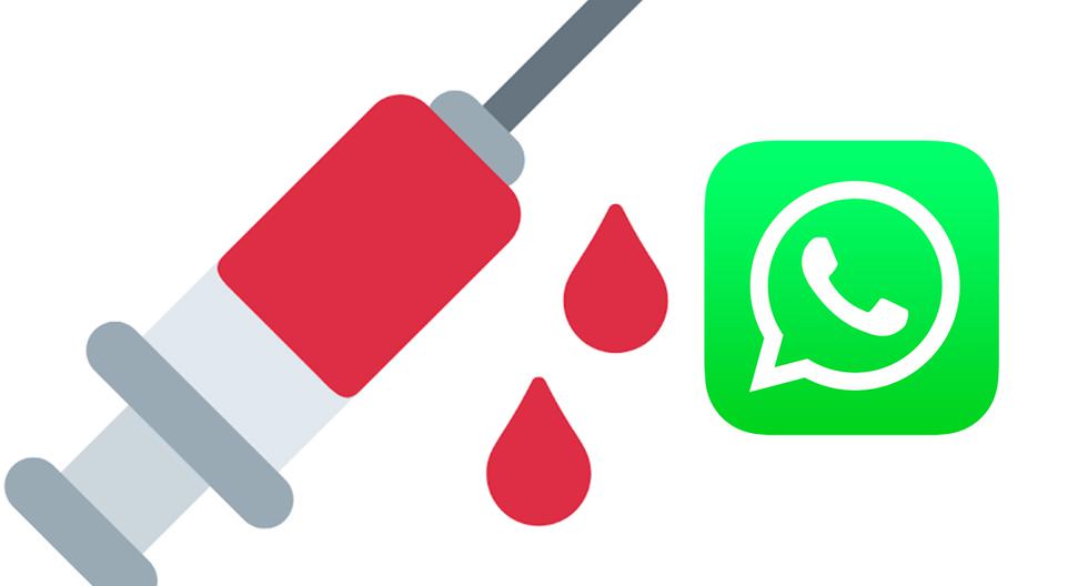 ¿Sabes qué es realmente el emoji de WhatsApp de una jeringa con sangre? Su explicación es de terror. (Foto: Emojipedia)