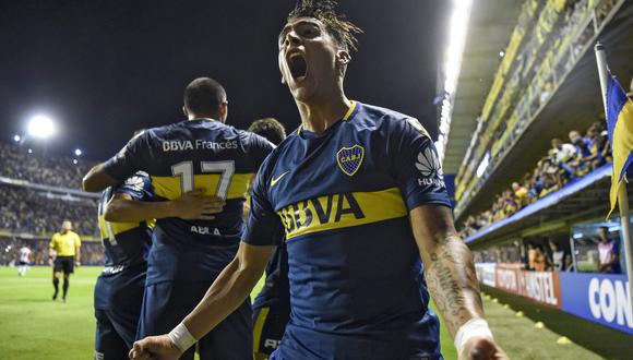Boca Juniors alcanzó su primera victoria en la Copa Libertadores frente a Junior de Barranquilla por la mínima diferencia en La bombonera. (Foto: AFP)