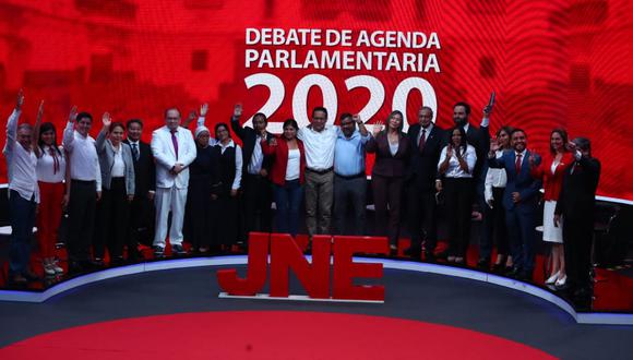El próximo debate en el marco de las Elecciones 2020 es este jueves. El tercero y último, el próximo domingo. (Foto: Alessandro Currarino / El Comercio)