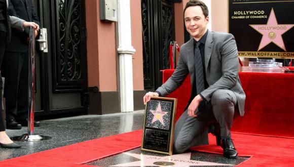 "The Big Bang Theory": Jim Parsons recibe estrella en Hollywood