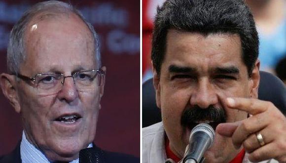Maduro se enfrenta a PPK por comentarios realizados en EE.UU.