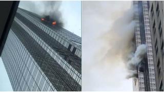 Incendio en la Torre Trump de Nueva York deja un muerto y 4 heridos