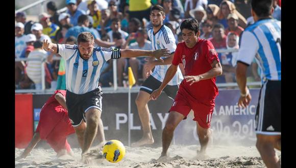 Fútbol playa: Perú cayó en penales ante Argentina en partidazo