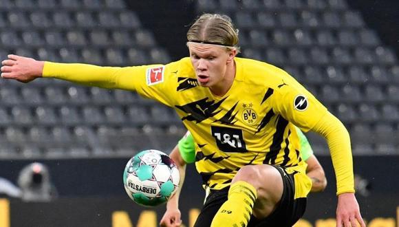 Erling Haaland es uno de los delanteros mejor cotizados del fútbol mundial. (Foto: AP)