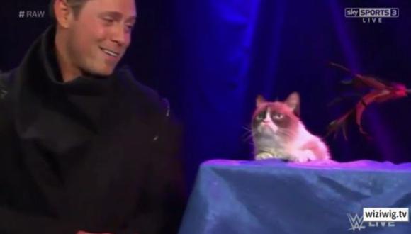YouTube: Grumpy Cat participó en la WWE Raw (VIDEO)