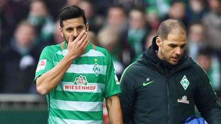 Claudio Pizarro: Bremen confirmó que sufrió problema muscular