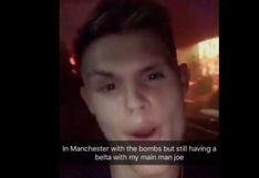 Ataque de Manchester: portero inglés se disculpó por un mensaje en Snapchat