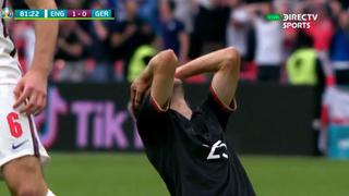 Inglaterra vs. Alemania: Müller falló gran ocasión de gol que pudo ser el 1-1 | VIDEO