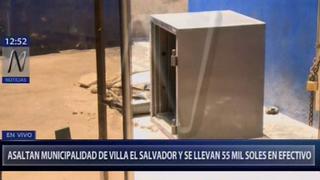 Asaltan Municipalidad de Villa El Salvador y se llevan S/55 mil | VIDEO