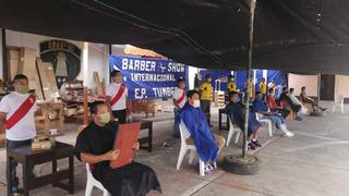Tumbes: internos demuestran su creatividad en concurso de barbería