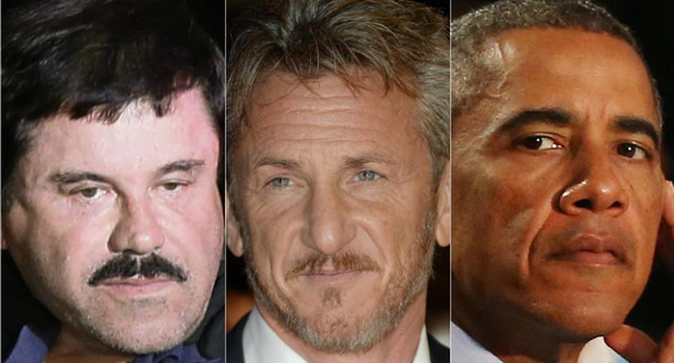 Casa Blanca dijo que acercamiento de Sean Penn a El Chapo plantea muchas dudas. (Fotos: EFE)
