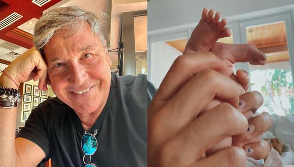 Ricardo Montaner emocionado con el nacimiento de la hija de Evaluna y Camilo. (Foto: Composición/Instagram)