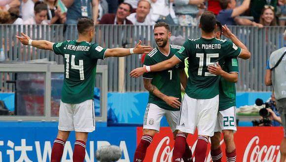 México clasificó a los octavos de final del Mundial Rusia 2018 como segundo del Grupo F. (Foto: Reuters)
