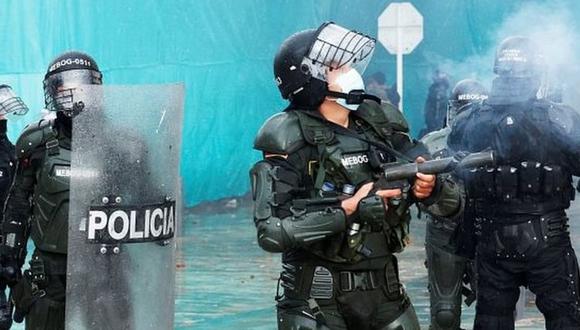 La Policía de Colombia está en el ojo de la tormenta por el papel de sus agentes en las protestas recientes. (Foto: EPA).