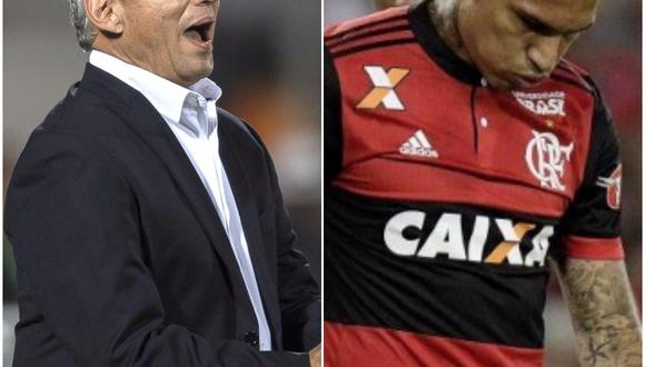 El técnico del Flamengo, Reinaldo Rueda,  explicó la situación en la cual se encuentra Paolo Guerrero. (Foto: Agencias)