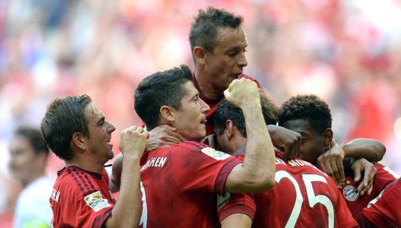 Bayern Múnich ganó 3-0 al Darmstadt y es líder de la Bundesliga