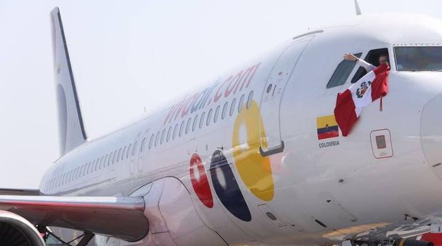 6. Viva Air Perú: Es la primera aerolínea low cost que ingresa al país. Actualmente opera nueve rutas y utiliza las aeronaves Airbus A320, con capacidad para 180 pasajeros. (Foto: Facebook)