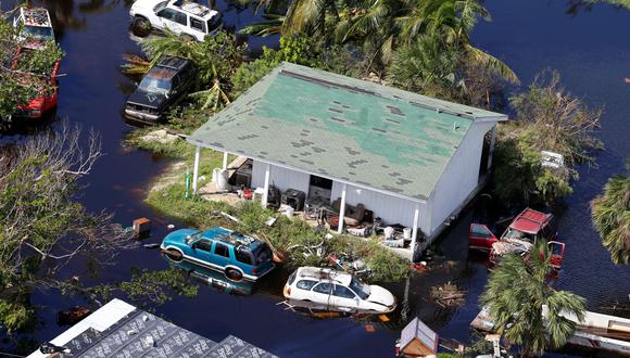 Un vecindario de Gran Bahama que terminó inundado por el paso del huracán Dorian. (Reuters).