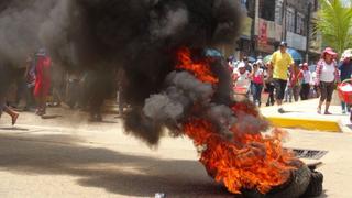 Paro en Madre de Dios: piquetes bloquean vías y queman llantas