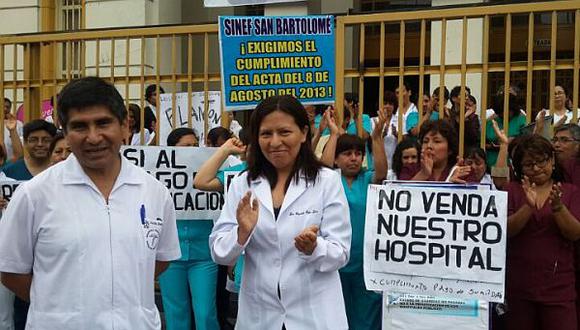 Huelga médica en hospitales del Minsa podría retomarse este 8 de enero