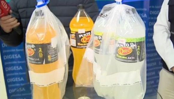 Minsa informó que hallaron alcohol metílico en productos de la marca “Punto D’ Oro”, que habrían sido adulterados. (Captura: América Noticias)