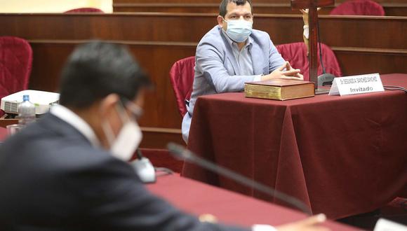 Segundo Sánchez fue uno de los citados en la Comisión de Fiscalización por ser el dueño de la casa en Breña | Foto: Congreso de la República