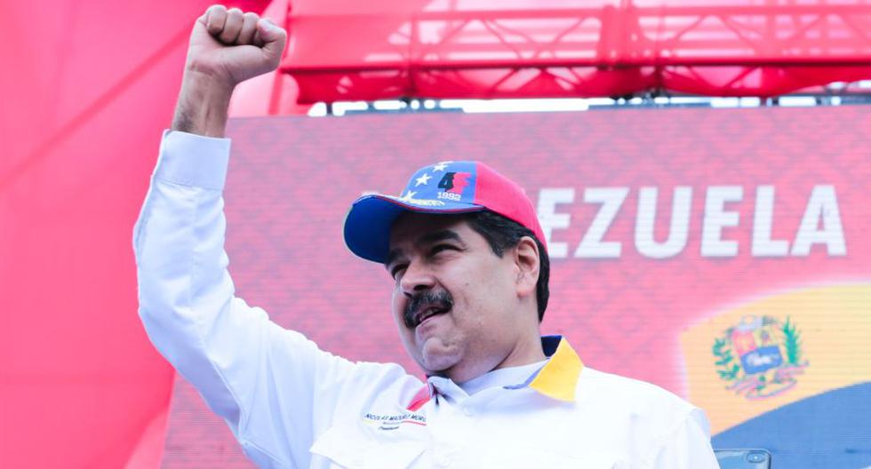"El imperialismo norteamericano me quiere matar", aseguró Nicolás Maduro en una masiva marcha celebrada en Caracas para manifestar su rechazo a la intervención de EEUU. (Foto: EFE)