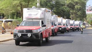 Gobierno Regional de Piura adquiere 15 ambulancias para la atención de pacientes con coronavirus