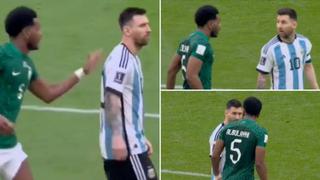 Revelación del jugador de Arabia Saudita: qué le dijo a Lionel Messi en pleno partido