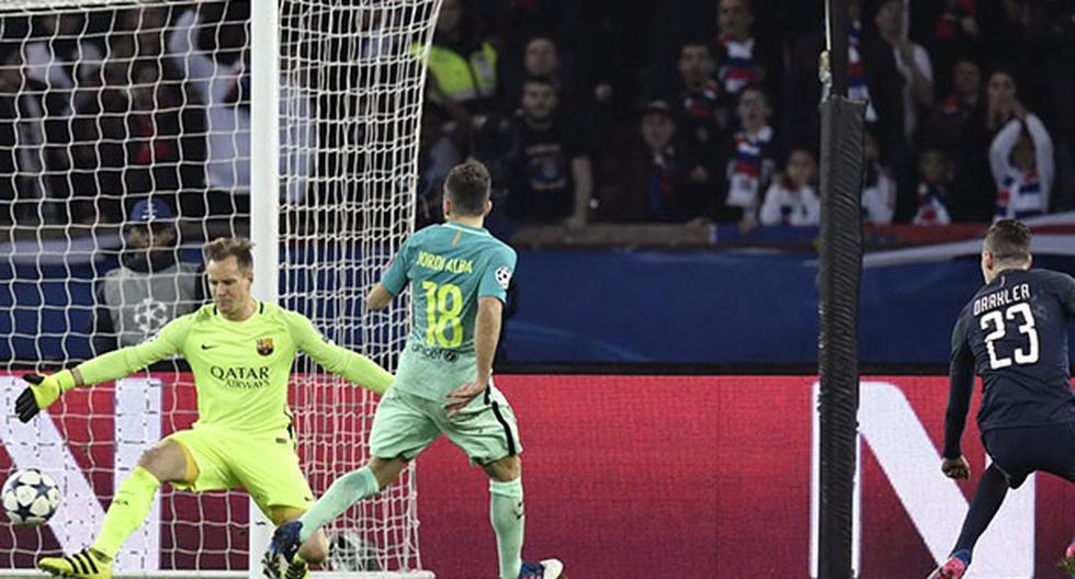 Julian Draxler anotó el segundo gol del partido para estirar la ventaja del PSG. (Foto: Champions League)