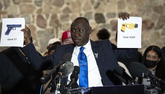 Ben Crump, abogado de la familia Floyd. (Foto: AFP)