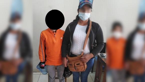 El menor fue entregado a su madre, a quien la policía le brindó estrictas recomendaciones. (Foto: PNP)